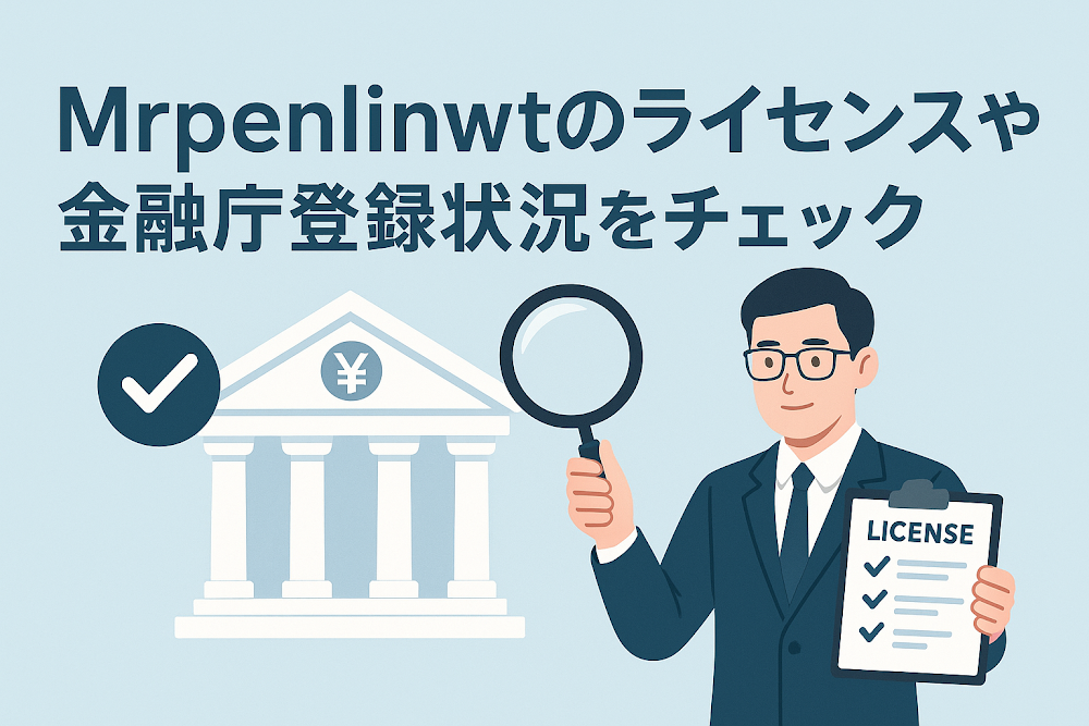 Mrpenlinwtのライセンスや金融庁登録状況をチェック