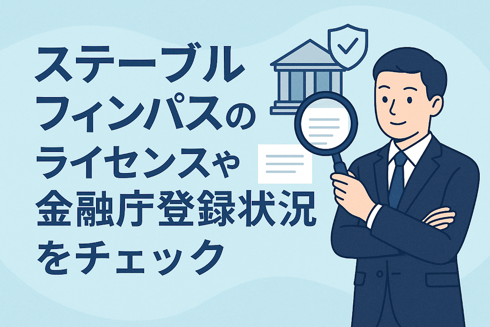 ステーブル フィンパスのライセンスや金融庁登録状況をチェック