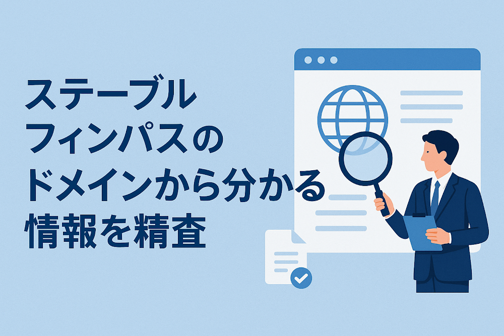 ステーブル フィンパスのドメインから分かる情報を精査