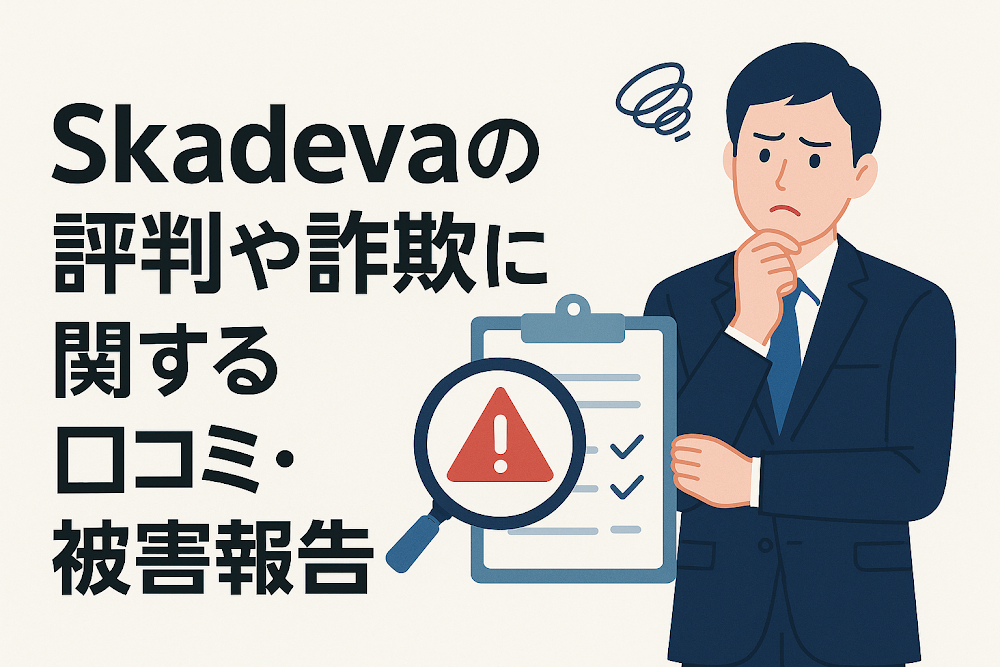 Skadevaの評判や詐欺に関する口コミ・被害報告