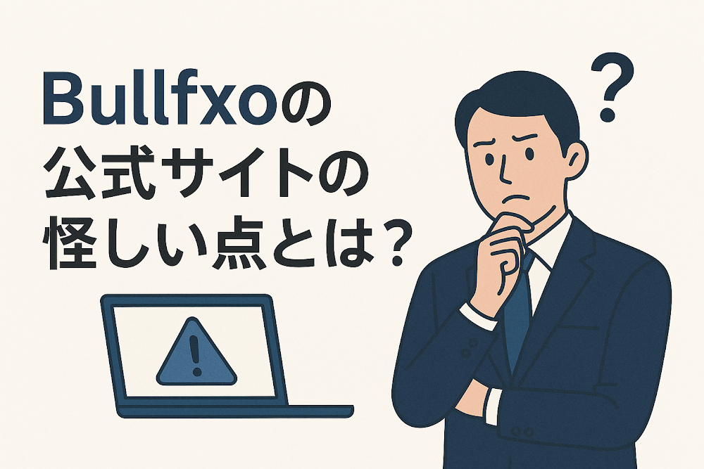 Bullfxoの公式サイトの怪しい点とは？