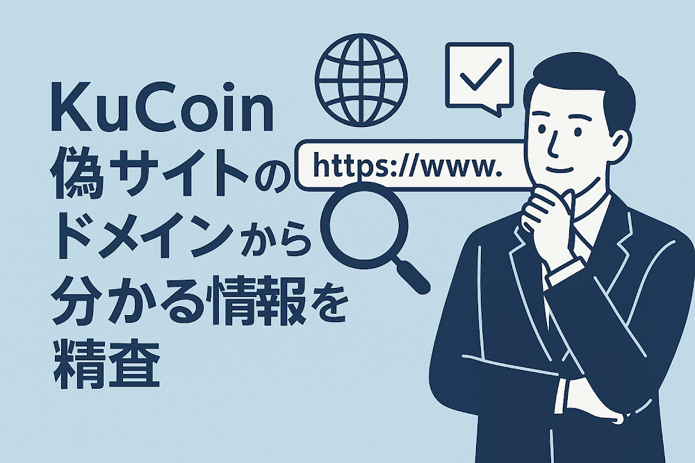 KuCoin偽サイトのドメインから分かる情報を精査
