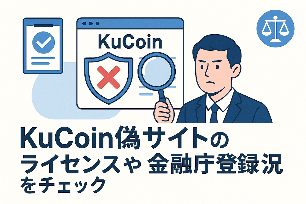KuCoin偽サイトのライセンスや金融庁登録状況をチェック