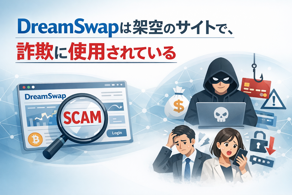 【結論】DreamSwapは架空のサイトで、詐欺に使用されている