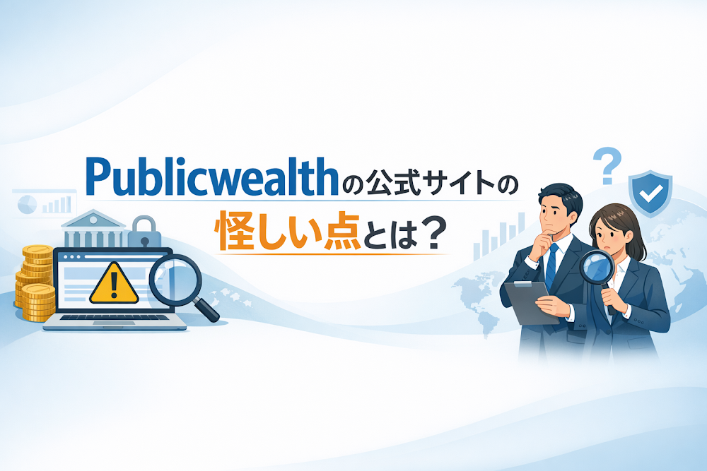Publicwealthの公式サイトの怪しい点とは?