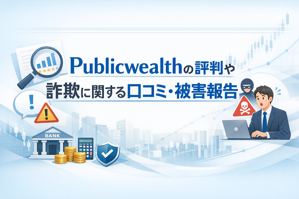 Publicwealthの評判や詐欺に関する口コミ・被害報告
