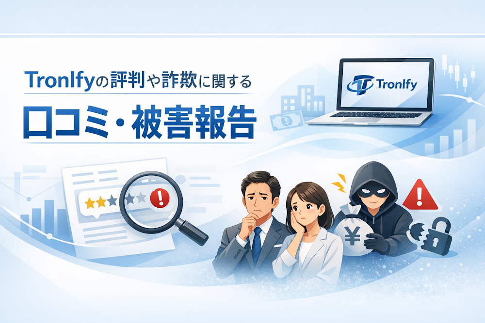 Tronlfyの評判や詐欺に関する口コミ・被害報告