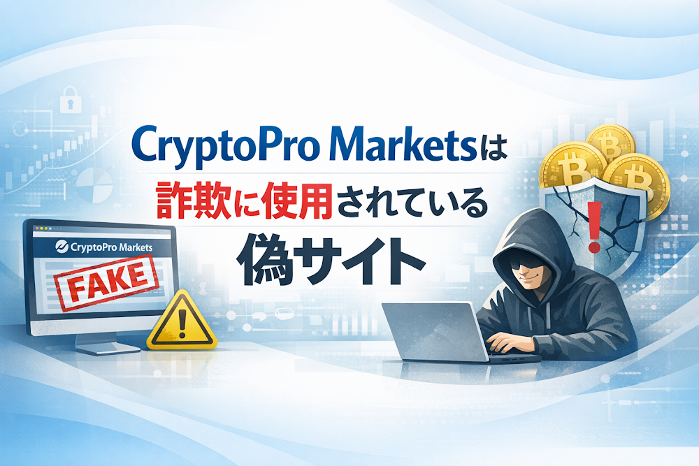 CryptoPro Marketsは詐欺に使用されている偽サイト