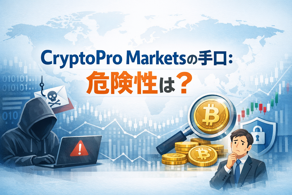 CryptoPro Marketsの手口：危険性は？