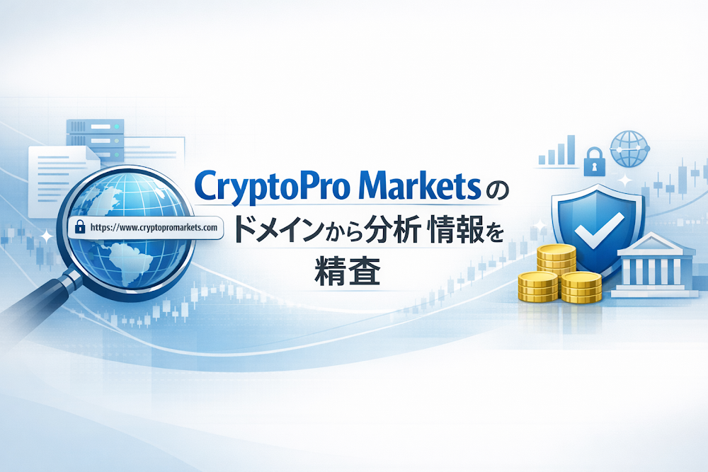 CryptoPro Marketsのドメインから分かる情報を精査