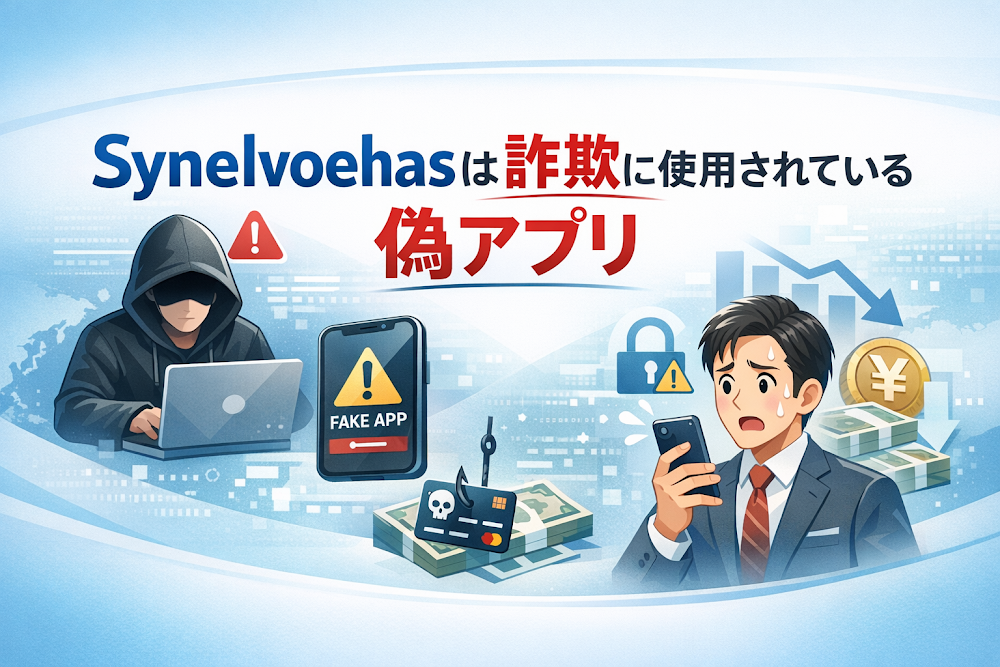 【結論】Synelvoehasは詐欺に使用されている偽アプリ