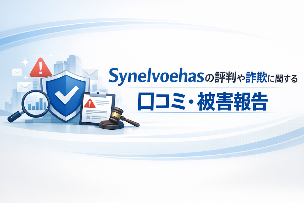 Synelvoehasの評判や詐欺に関する口コミ・被害報告