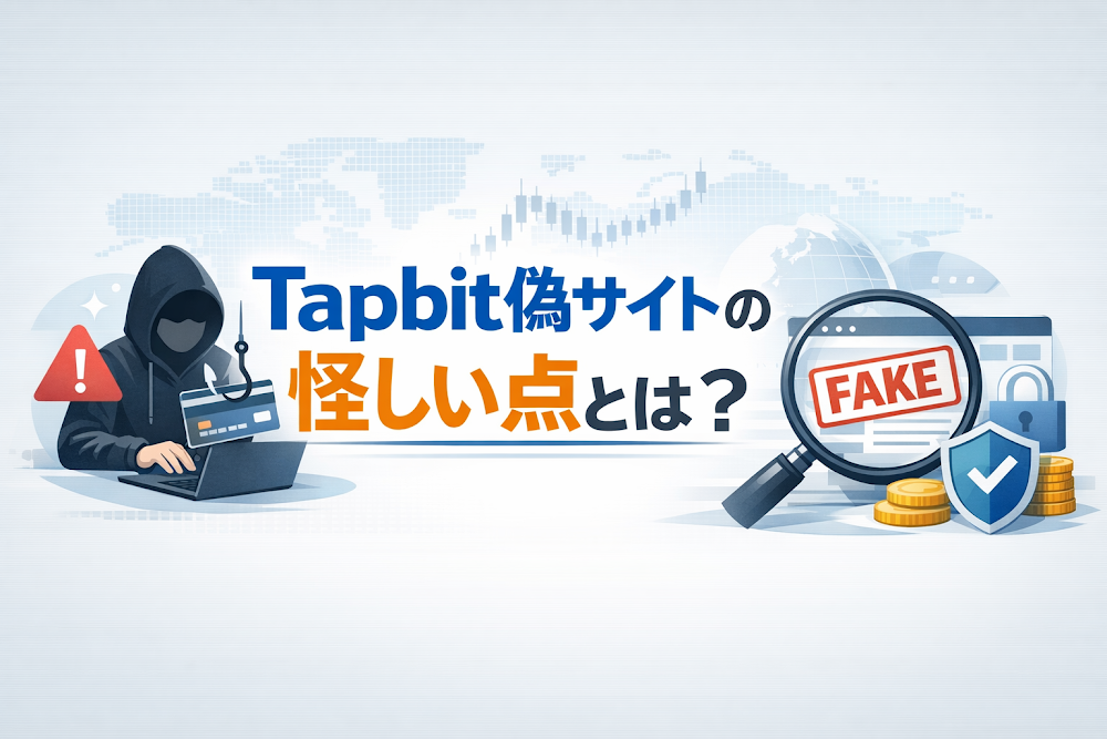 Tapbit偽サイトの怪しい点とは？