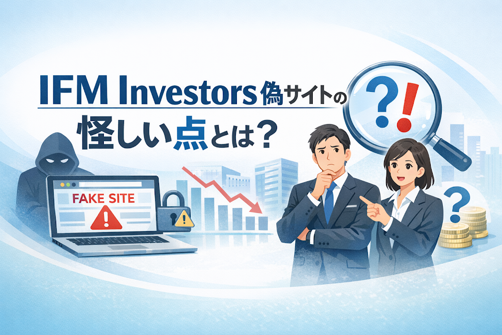 IFM Investors偽サイトの怪しい点とは？