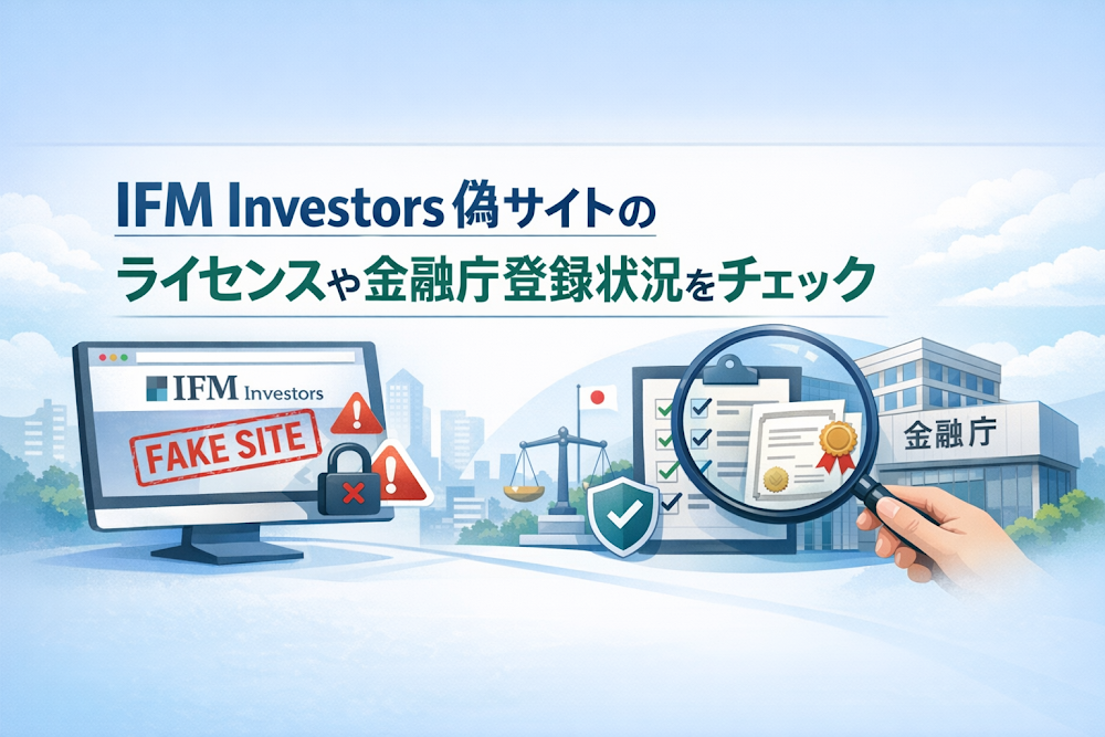 IFM Investors偽サイトのライセンスや金融庁登録状況をチェック