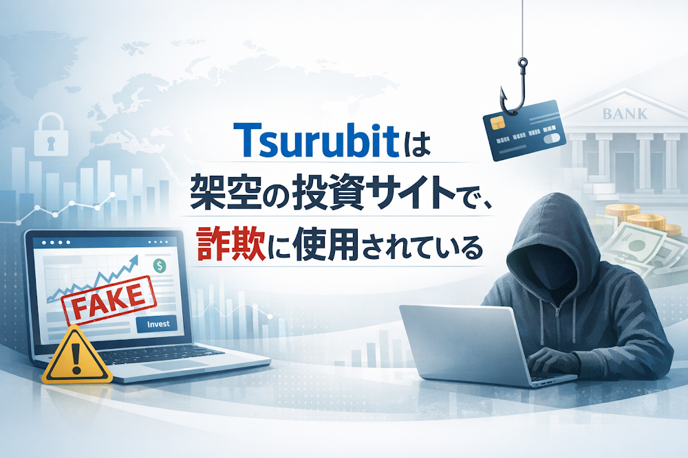 【結論】Tsurubitは架空の投資サイトで、詐欺に使用されている