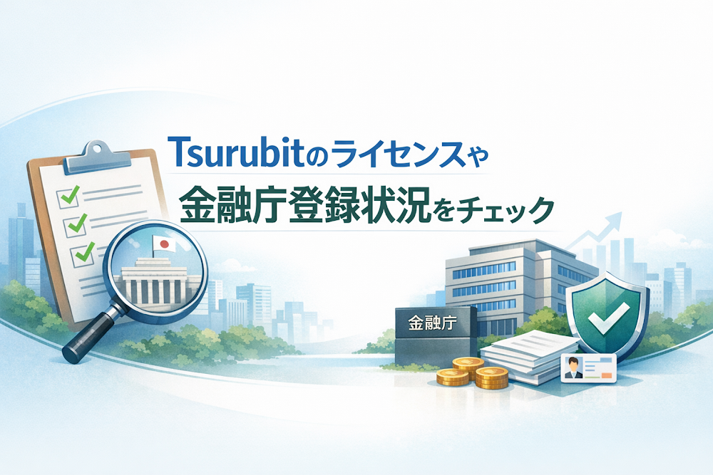 Tsurubitのライセンスや金融庁登録状況をチェック