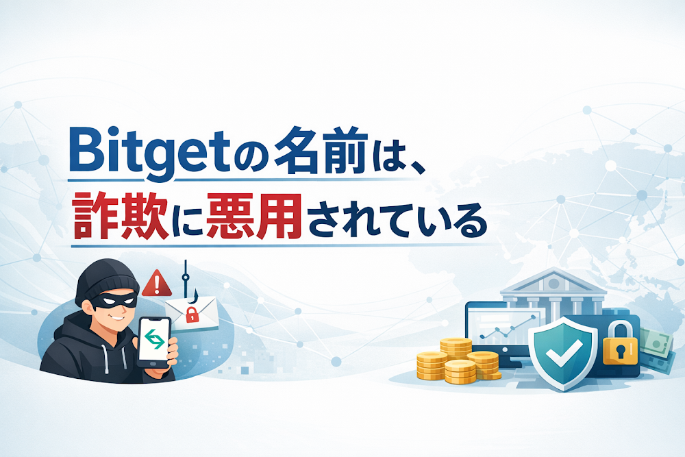 【結論】Bitgetの名前は、詐欺に悪用されている