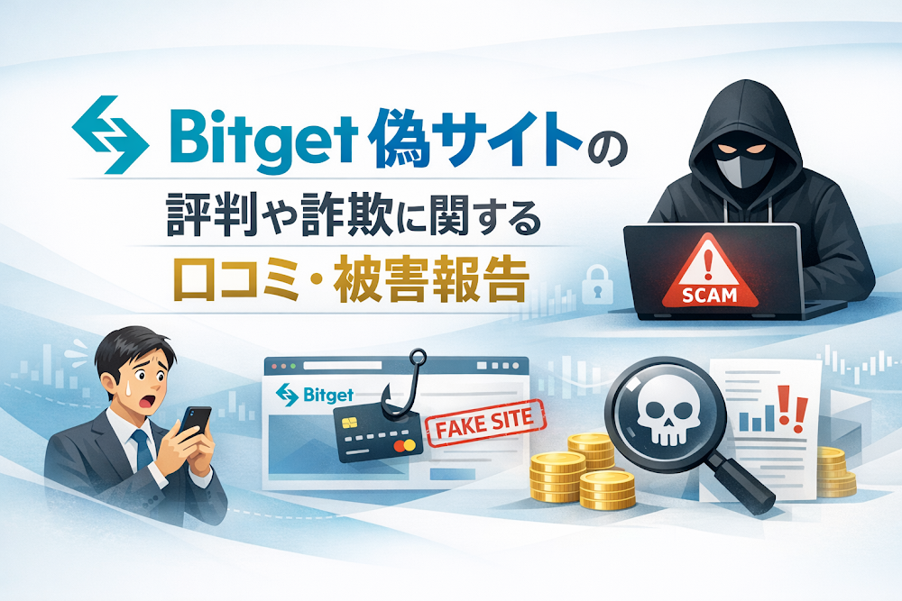 Bitget偽サイトの評判や詐欺に関する口コミ・被害報告