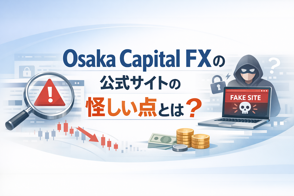 Osaka Capital FXの公式サイトの怪しい点とは？
