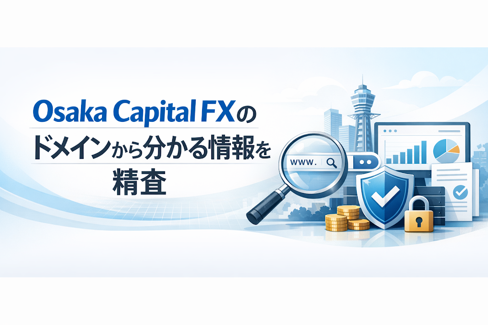 Osaka Capital FXのドメインから分かる情報を精査