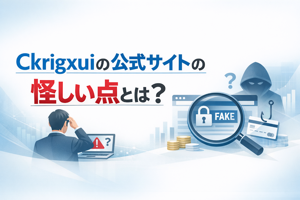 Ckrigxuiの公式サイトの怪しい点とは?