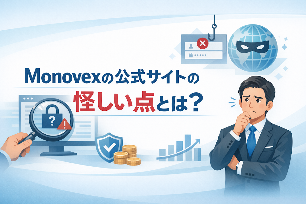 Monovexの公式サイトの怪しい点とは？