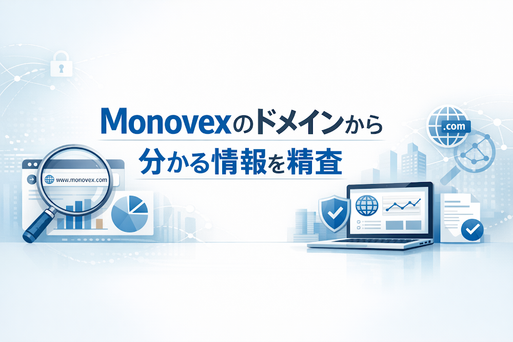 Monovexのドメインから分かる情報を精査