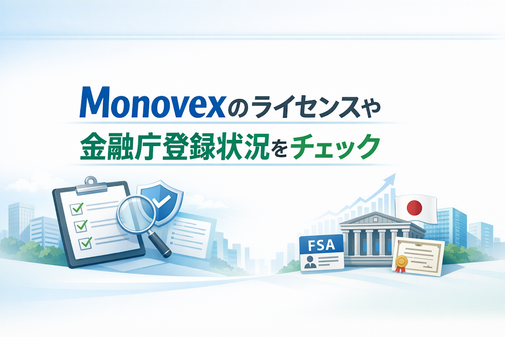 Monovexのライセンスや金融庁登録状況をチェック