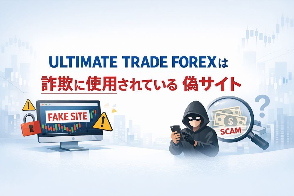 【結論】ULTIMATE TRADE FOREXは詐欺に使用されている偽サイト