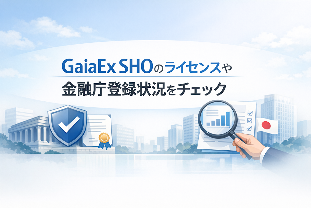 GaiaEx SHOのライセンスや金融庁登録状況をチェック
