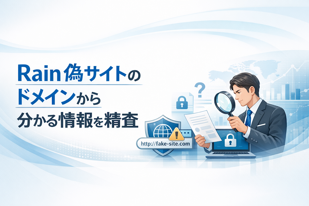 Rain偽サイトのドメインから分かる情報を精査
