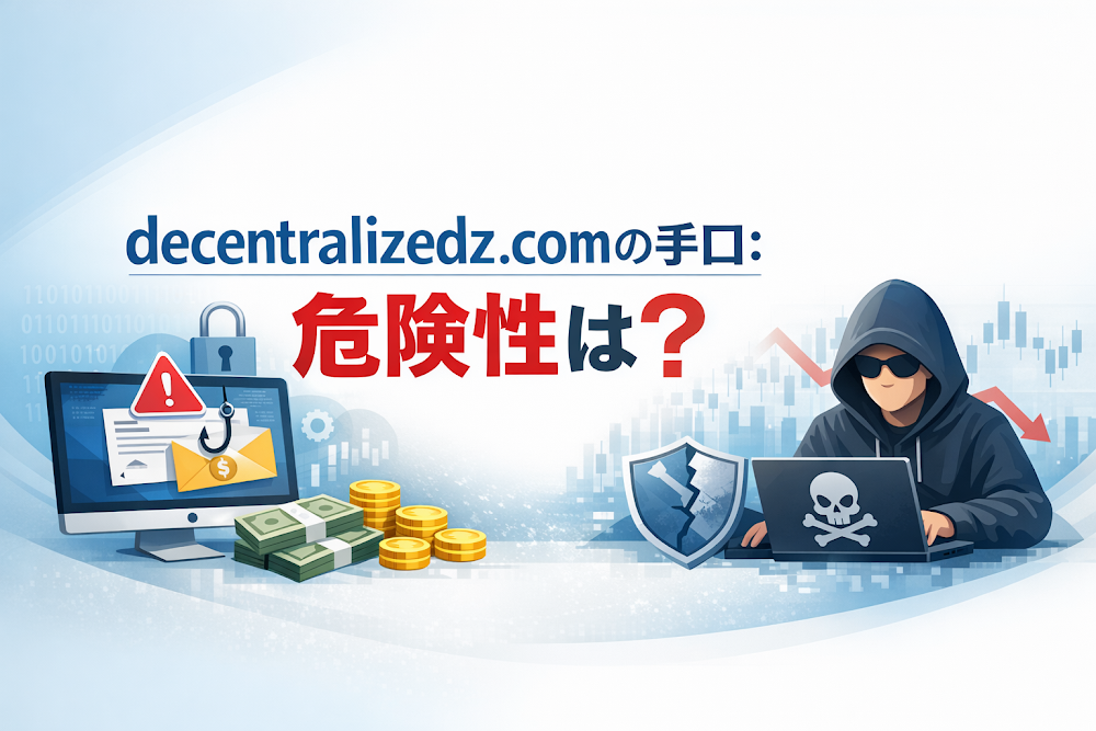 decentralizedz.comの手口：危険性は？
