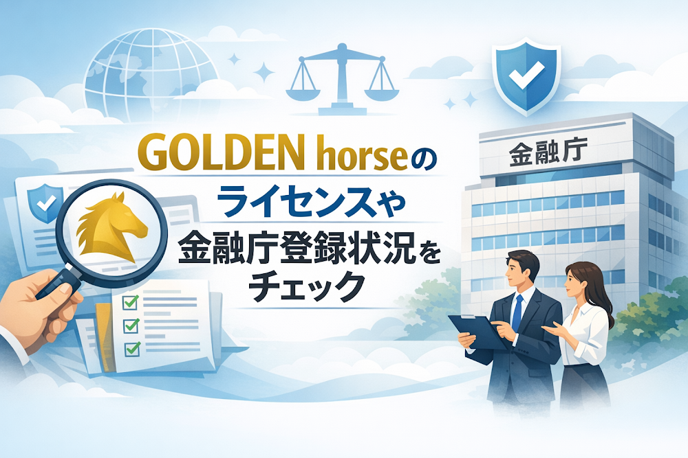 GOLDEN horseのライセンスや金融庁登録状況をチェック