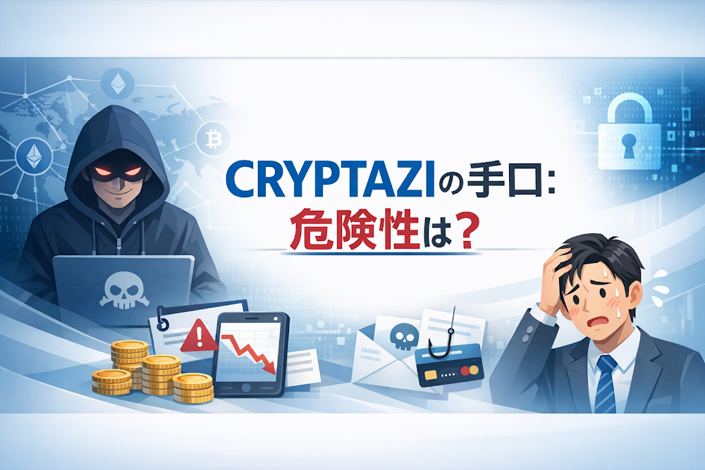 CRYPTAZIの手口：危険性は？