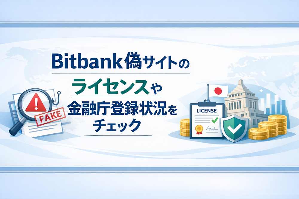 Bitbank偽サイトのライセンスや金融庁登録状況をチェック