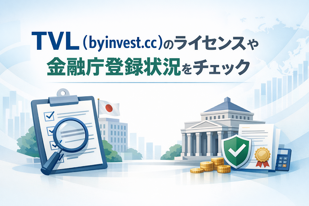 TVL（byinvest.cc）のライセンスや金融庁登録状況をチェック