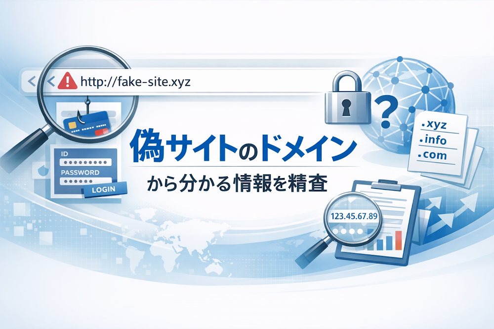 Dmsfcjduex偽サイトのドメインから分かる情報を精査
