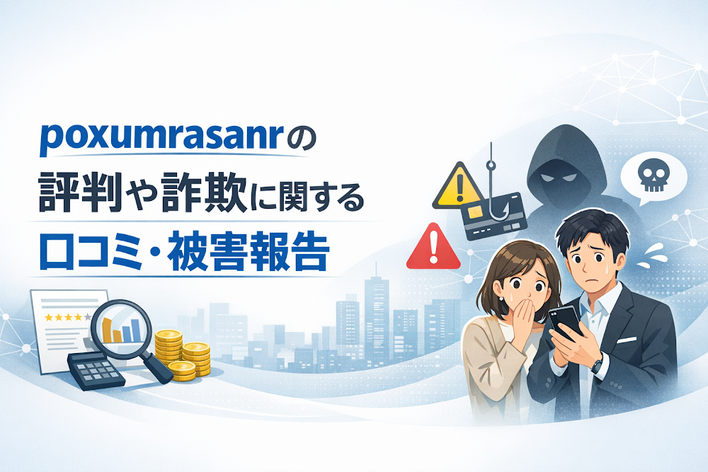 poxumrasanrの評判や詐欺に関する口コミ・被害報告