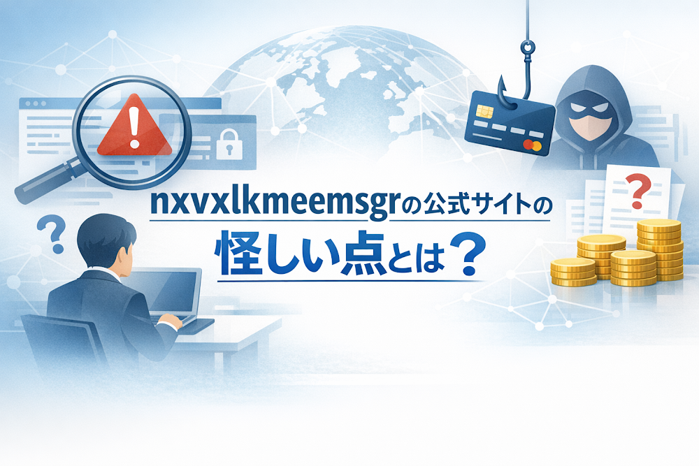 nxvxlkmeemsgrの公式サイトの怪しい点とは？