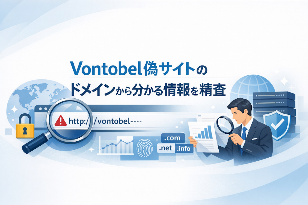 Vontobel偽サイトのドメインから分かる情報を精査