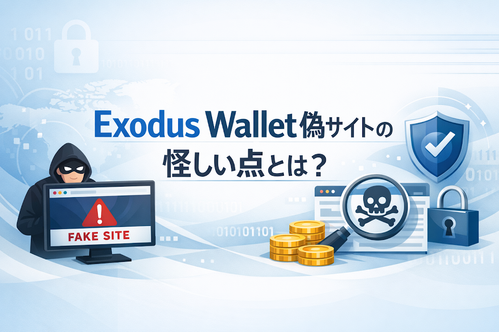 Exodus Wallet偽サイトの怪しい点とは？