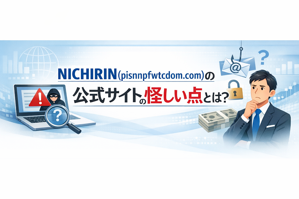 NICHIRIN(pisnnpfwtcdom.com)の公式サイトの怪しい点とは？