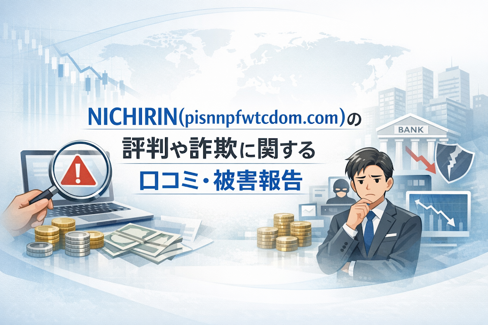 NICHIRIN(pisnnpfwtcdom.com)の評判や詐欺に関する口コミ・被害報告