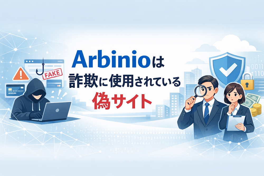 【結論】Arbinioは詐欺に使用されている偽サイト