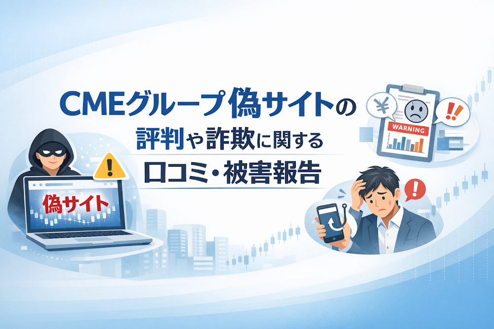 CMEグループ偽サイトの評判や詐欺に関する口コミ・被害報告