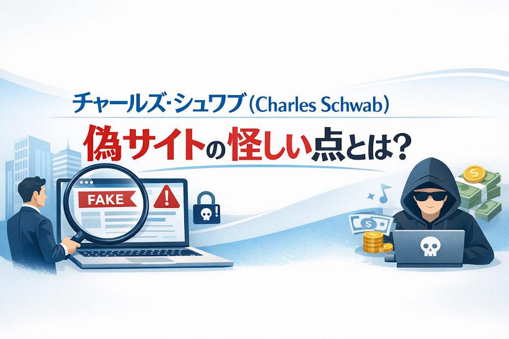 チャールズ・シュワブ（Charles Schwab）偽サイトの怪しい点とは？