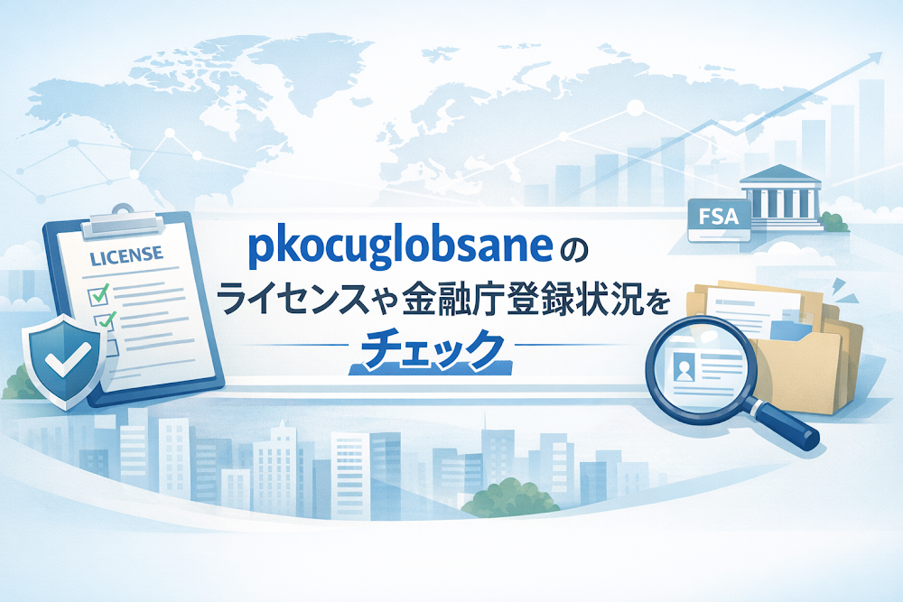 pkocuglobsaneのライセンスや金融庁登録状況をチェック
