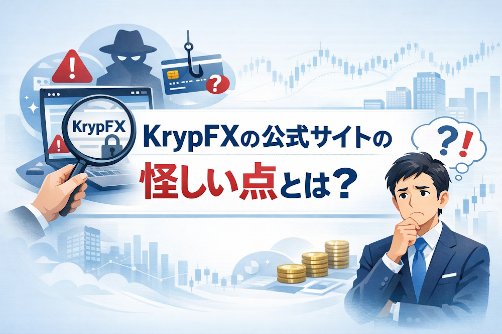 KrypFXの公式サイトの怪しい点とは？