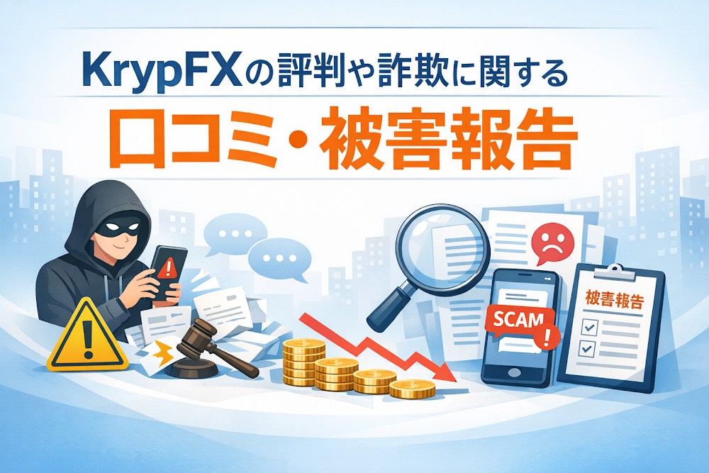 KrypFXの評判や詐欺に関する口コミ・被害報告